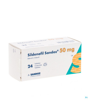 Sildenafil sandoz  50mg comp pell 24x 50mg