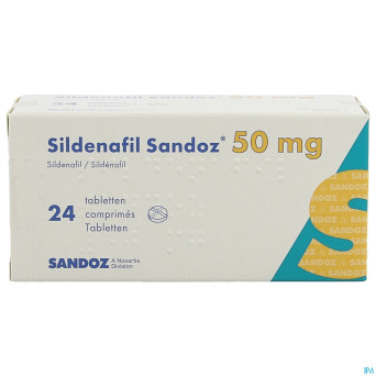 Sildenafil sandoz  50mg comp pell 24x 50mg