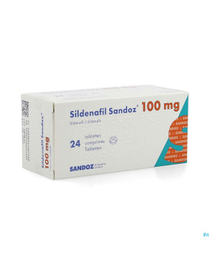 Sildenafil sandoz 100mg comp pell 24x100mg