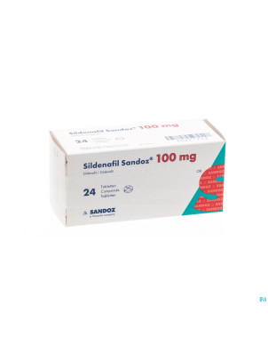 Sildenafil sandoz 100mg comp pell 24x100mg