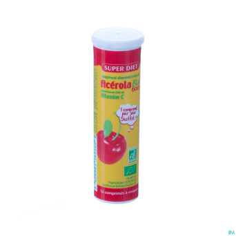 Superdiet acerola 500 bio    tube comp 12
