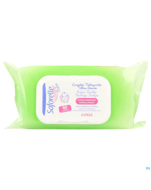 Saforelle bb lingettes nett ultra douces 60