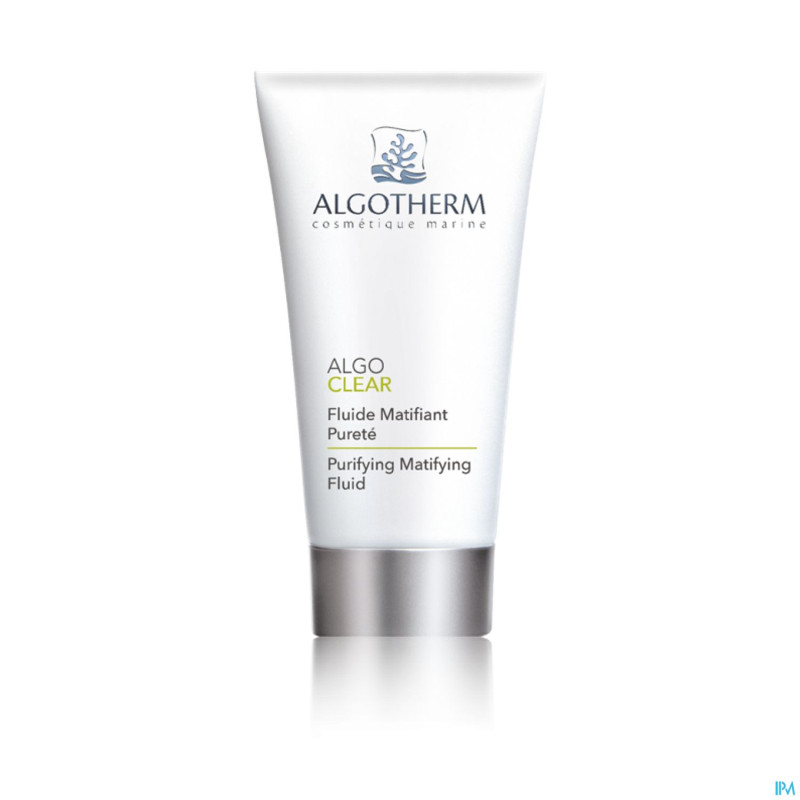Algotherm fluide matifiant purete gel   tube  50ml