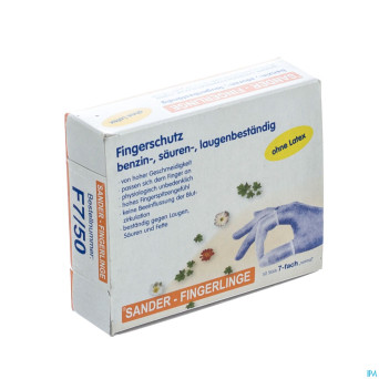 Doigtier sander f7 blanc 50    covarmed