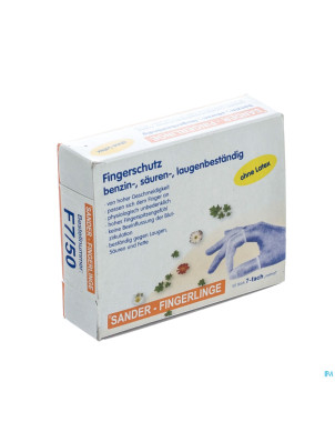 Doigtier sander f7 blanc 50    covarmed