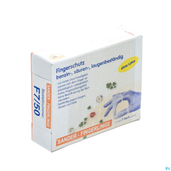 Doigtier sander f7 bleu 50    covarmed