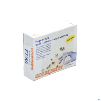 Doigtier sander f7 bleu 50    covarmed