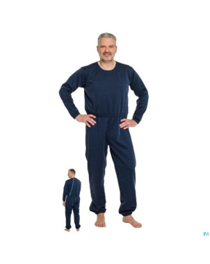 Suprima 4740 salopette ferm.dos a/dechir. bleu xxl