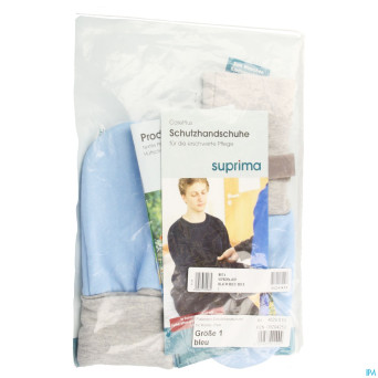 Suprima 4829 gants patient enfant bleu 1