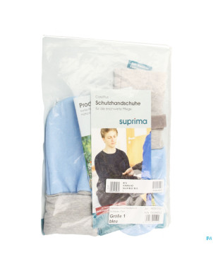 Suprima 4829 gants patient enfant bleu 1