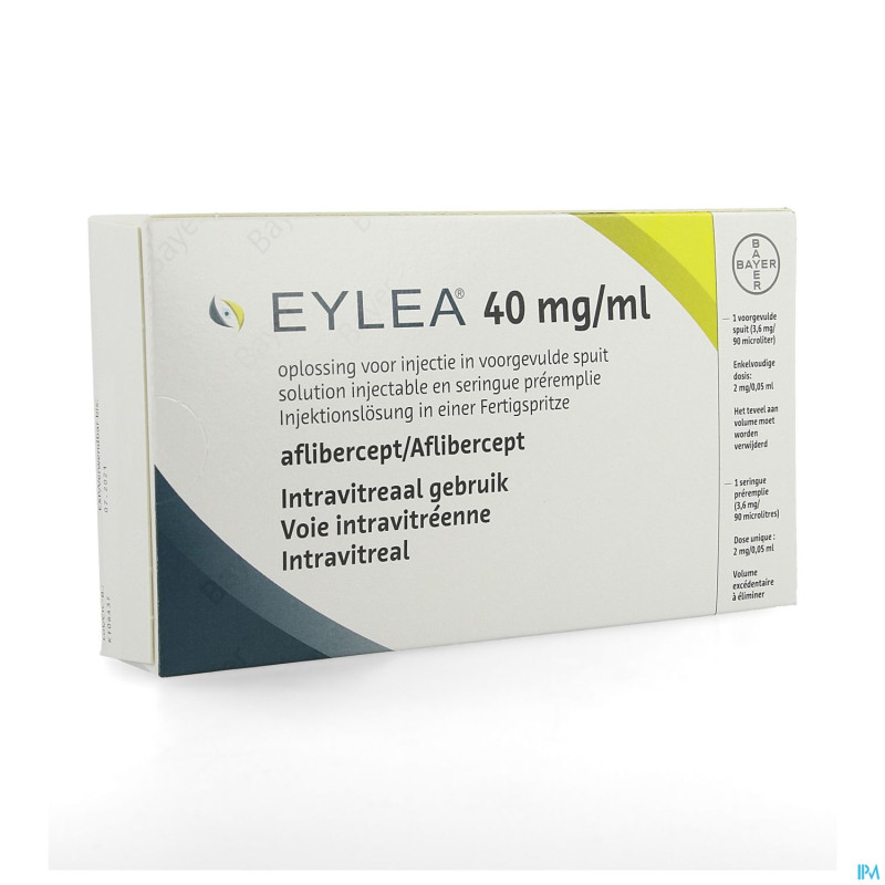 Eylea 40mg/ml sol inj 0,09ml seringue preremplie 1