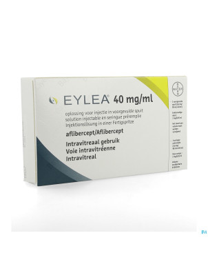 Eylea 40mg/ml sol inj 0,09ml seringue preremplie 1