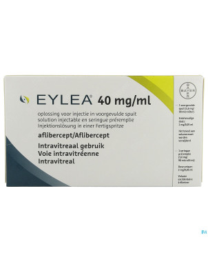 Eylea 40mg/ml sol inj 0,09ml seringue preremplie 1