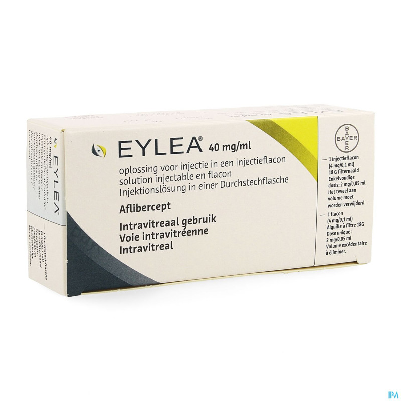 Eylea 40mg/ml sol inj 0,10ml fl 1