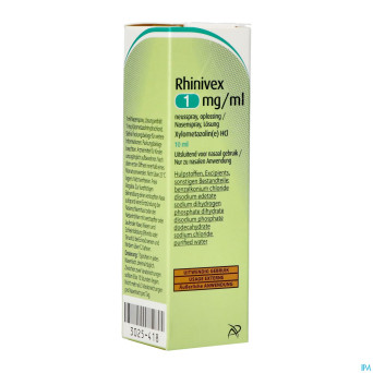 Rhinivex 1mg/ml spray nasal sol 10ml