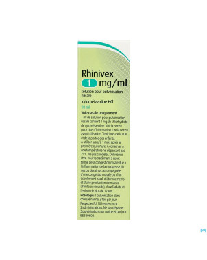 Rhinivex 1mg/ml spray nasal sol 10ml
