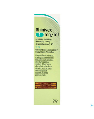 Rhinivex 1mg/ml spray nasal sol 10ml