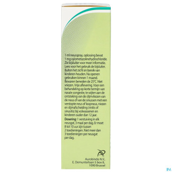 Rhinivex 1mg/ml spray nasal sol 10ml