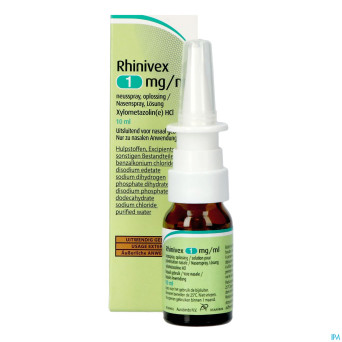 Rhinivex 1mg/ml spray nasal sol 10ml