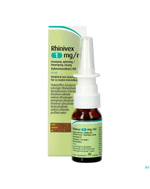 Rhinivex 1mg/ml spray nasal sol 10ml