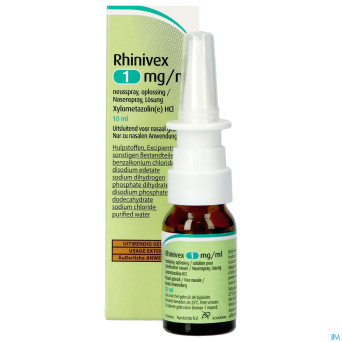 Rhinivex 1mg/ml spray nasal sol 10ml