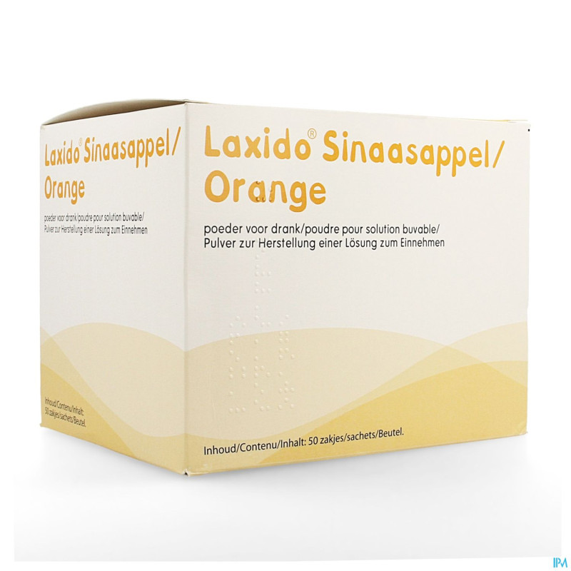 Laxido orange impexeco pdr sach 50 x 13,8g pip