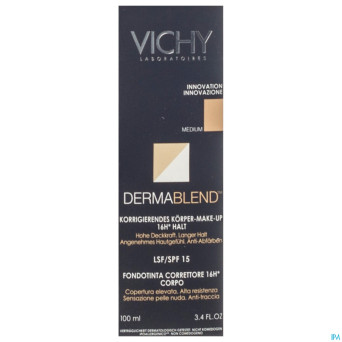 Vichy fdt dermablend total corps moyen 100ml