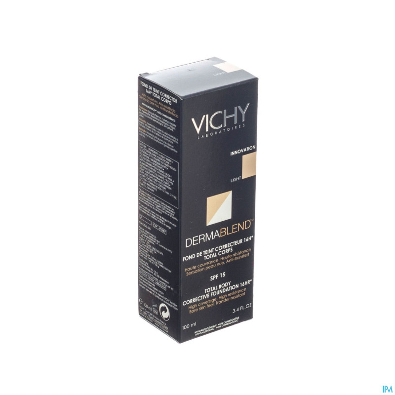 Vichy fdt dermablend total corps clair 100ml