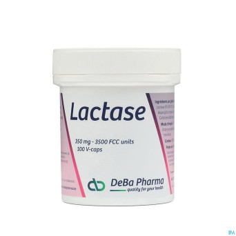 Lactase 350mg    v-caps 100    deba