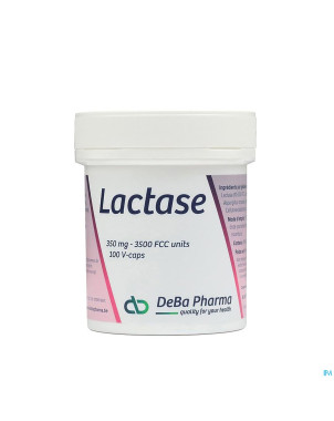 Lactase 350mg    v-caps 100    deba