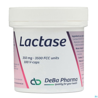 Lactase 350mg    v-caps 100    deba