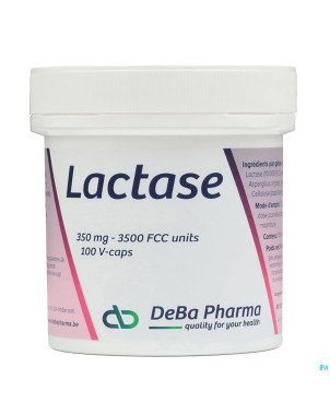 Lactase 350mg    v-caps 100    deba