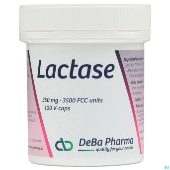 Lactase 350mg    v-caps 100    deba
