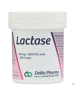 Lactase 350mg    v-caps 100    deba