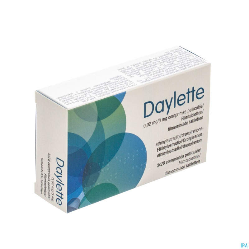 Daylette 0,02 mg/3 mg comp  3 x 28