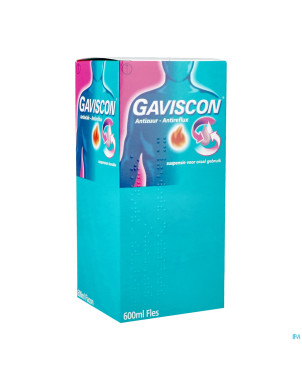 Gaviscon antiacide-antireflux susp buvable   600ml