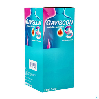 Gaviscon antiacide-antireflux susp buvable   600ml