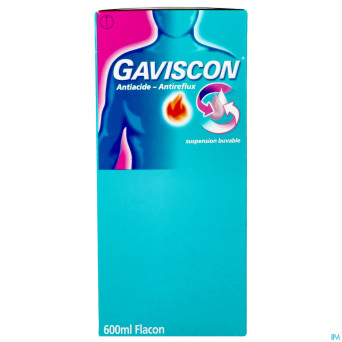 Gaviscon antiacide-antireflux susp buvable   600ml