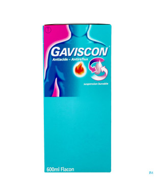 Gaviscon antiacide-antireflux susp buvable   600ml