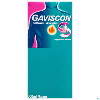 Gaviscon antiacide-antireflux susp buvable   600ml