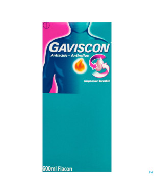 Gaviscon antiacide-antireflux susp buvable   600ml