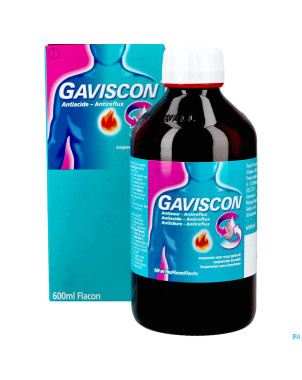 Gaviscon antiacide-antireflux susp buvable   600ml
