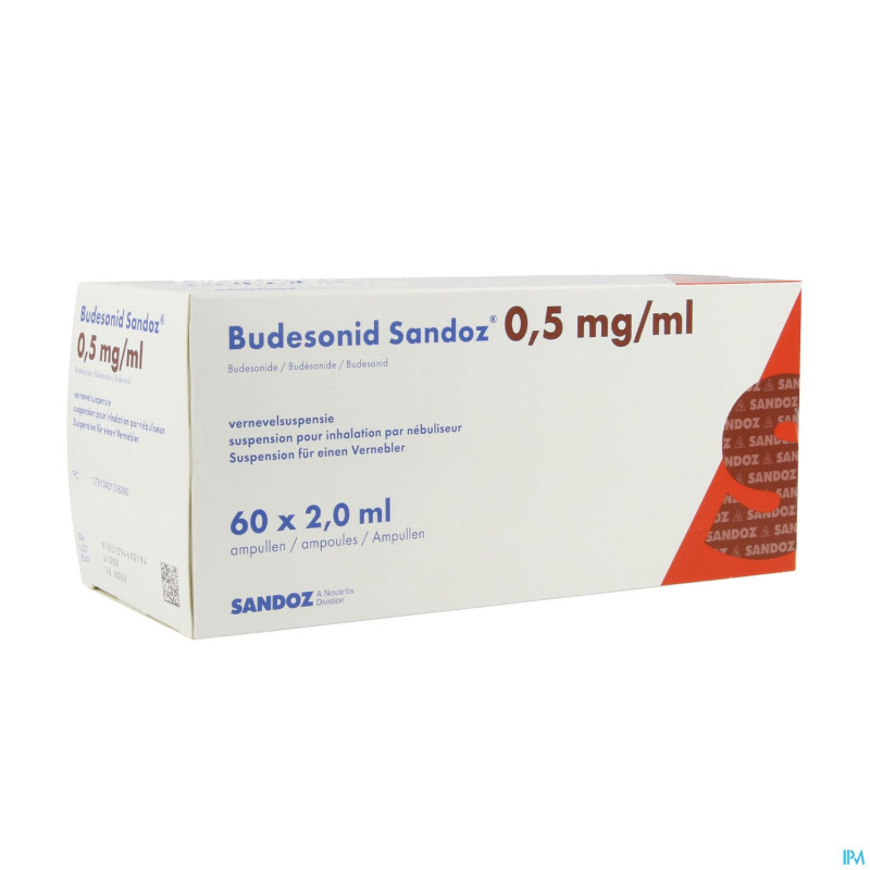 Budesonid sandoz 0,5 mg/ml susp neb amp 60