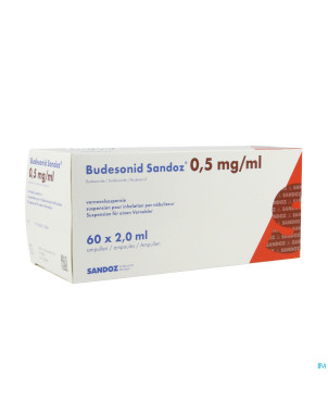 Budesonid sandoz 0,5 mg/ml susp neb amp 60