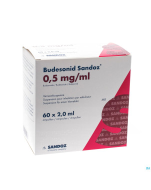 Budesonid sandoz 0,5 mg/ml susp neb amp 60