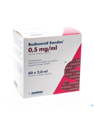 Budesonid sandoz 0,5 mg/ml susp neb amp 60