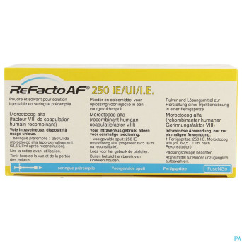 Refacto af  250ui pdr+solv sol inj ser prerempl. 1