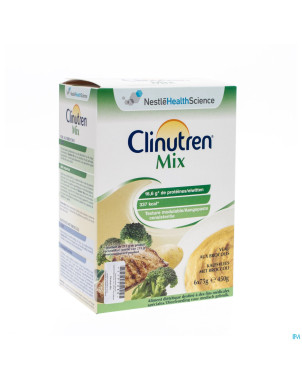Clinutren mix veau-broccoli nf    sach 6x75g