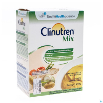 Clinutren mix dinde-legumes nf    sach 6x75g