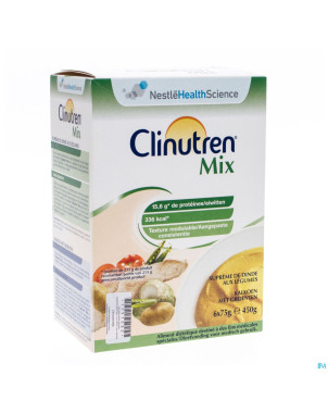 Clinutren mix dinde-legumes nf    sach 6x75g